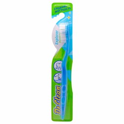 Зубная щетка DR.CLEAN "Explorer" (ассорти 3 цвета), средняя, YGIR-165 - фото 15059113