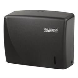 Диспенсер для полотенец LAIMA PROFESSIONAL ORIGINAL (Система H2), Z-сложения, черный, ABS-пластик, 605760 - фото 15059245