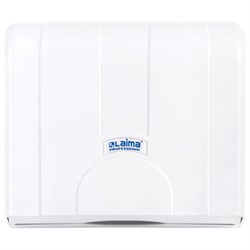 Диспенсер для полотенец LAIMA PROFESSIONAL LSA (Система H2), Z-сложения, белый, ABS, 607991, 3570-0 - фото 15059427