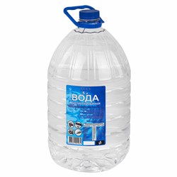 Вода дистиллированная 5 л - фото 15059647