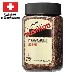 Кофе растворимый BUSHIDO "Original" 100 г, стеклянная банка, сублимированный, ШВЕЙЦАРИЯ, 1004 - фото 15059885