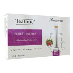 Чай TEATONE фруктовый со вкусом лесных ягод, 100 стиков по 2 г, 1257 - фото 15059937