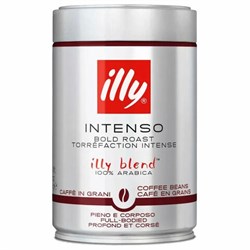 Кофе в зернах ILLY "Intenso" ИТАЛИЯ, 250 г, в жестяной банке, арабика 100%, ИТАЛИЯ, 1819 - фото 15059939