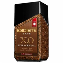 Кофе молотый в растворимом EGOISTE "X.O", 100 г, стеклянная банка, сублимированный, ШВЕЙЦАРИЯ, EG10009008 - фото 15059963