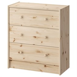 Комод деревянный, сосна, BRABIX "Scandi Wood SC-001" РАСТ, 620х300х700 мм, 3 ящика, 641890, 008.02.35 - фото 15060337