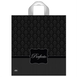 Пакет с петлевой ручкой ПВД, 40х37 см, "Перфекто Сильвер", 95 мкм, н00093901 - фото 15060914