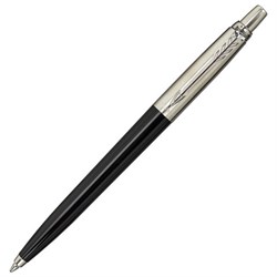 Ручка шариковая PARKER "Jotter Plastic CT", корпус черный, ежедневник А5 черный, золотой срез, пакет, 880894 - фото 15060971