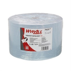 Бумага протирочная KIMBERLY-CLARK Wypall L30, 750 листов в рулоне, 23х38 см, 3-слойная, голубая, 7425 - фото 15071684