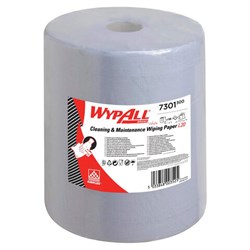 Бумага протирочная KIMBERLY-CLARK Wypall L20, 500 листов в рулоне, 33х38 см, 2-слойная, голубая, 7301 - фото 15083993