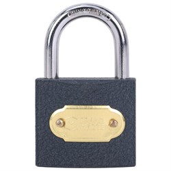 Замок навесной чугунный "Стандарт", ширина 38 мм, английский, 3 ключа, ГРАНДМАСТЕР, 671291 - фото 15093957