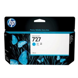 Картридж струйный для плоттера HP (B3P19A) Designjet T920/1500, №727, голубой, 130 мл, оригинальный - фото 15109544