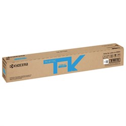 Тонер-картридж KYOCERA (TK-8115C) M8124cidn/M8130cidn, голубой, ресурс 6000 стр., оригинальный, 1T02P3CNL0 - фото 15110002
