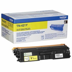 Картридж лазерный BROTHER (TN421Y) HLL8260CDW/DCPL8410CDW/MFCL8690CDW, желтый, оригинальный, ресурс 1800 страниц - фото 15110170