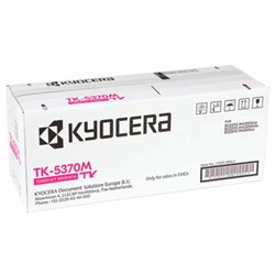 Тонер-картридж KYOCERA (TK-5370M) ECOSYS PA3500cx/MA3500cix/MA3500cifx, пурпурный, оригинальный, ресурс 5000 страниц, 1T02YJBNL0 - фото 15110626