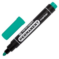 Маркер перманентный CENTROPEN 8566, ЗЕЛЕНЫЙ, круглый наконечник, 2,5 мм, 585660110 - фото 15120825