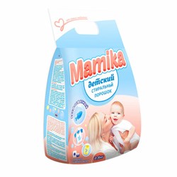 Стиральный порошок гипоаллергенный для всех типов стирки 2,4 кг MAMIKA "Детский", бесфосфатный, 595/П - фото 15124679