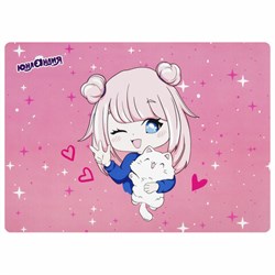 Настольное покрытие ЮНЛАНДИЯ, А4+, пластик, 33x23 см, "Anime pals", 272371 - фото 15131619