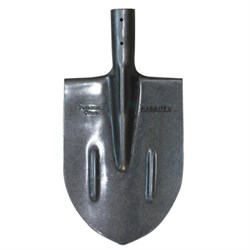 Лопата штыковая без черенка 20х40 см, ребра жесткости, рельсовая сталь, RABBITEX (РАББИТЕКС) "RAIL STEEL", 700479 - фото 15163555