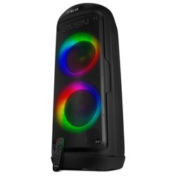 Колонка портативная SVEN PS-770, 100 Вт, TWS, Bluetooth, FM, USB, microSD, LED-дисплей, черный, SV-021719 - фото 15180566