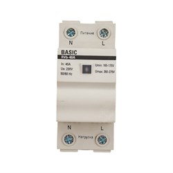 Реле напряжения EKF Basic RVb-40A - фото 15184484