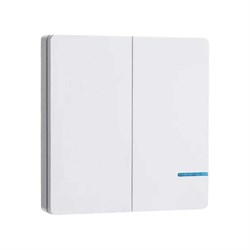 Дистанционный 2-клавишный выключатель GRITT Practic SX белый - фото 15204416