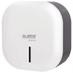 Диспенсер для туалетной бумаги LAIMA PROFESSIONAL SUPER (Система T2), малый, белый, ABS-пластик, 609504 - фото 15234984