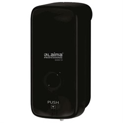 Дозатор для жидкого мыла LAIMA PROFESSIONAL PREMIUM BLACK, НАЛИВНОЙ, 1 л, черный, ABS-пластик, 609519 - фото 15234995