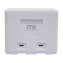 Корпус настенной розетки для установки двух модулей ITK CS2-022 - фото 15236102