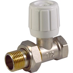 Регулирующий ручной, прямой клапан для радиатора СТМ ТЕРМО - фото 15242486