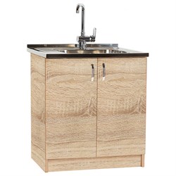 Тумба SANTREK 80*50 цвет дуб сонома (ЛДСП) - фото 15242956