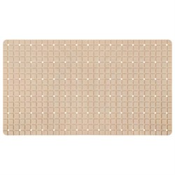 Коврик для ванны противоскользящий 71х40 см, "Пиксели", бежевый, ПВХ, присоски, PRIMILA (ПРИМИЛА), 700383 - фото 15247186