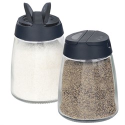 Набор для специй 2х150 мл, MAXI, солонка + перечница, стекло/пластик, WEGLA (ВЕГЛА), 700228 - фото 15264209