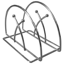 Салфетница овальная 8,2х13х7,2 см, CLASSIC, хром, WEGLA (ВЕГЛА), 700237 - фото 15264218