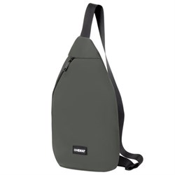 Рюкзак однолямочный HEIKKI SMOOTH (ХЕЙКИ), 2 отделения, хаки, 35x20x8 см, 273920 - фото 15279742