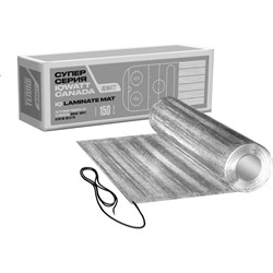 Ультратонкий греющий мат для установки под: ламинат, паркет, ковролин, линолеум IQWATT IQ LAMINATE MAT - фото 15306811