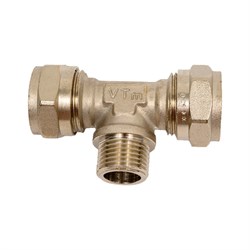 Тройник для металлопластиковых труб VALTEC 36943 - фото 15317854