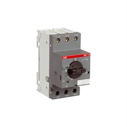 Автоматический выключатель для защиты электродвигателей ABB MS116 - фото 15381544