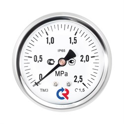 Виброустойчивый манометр РОСМА ТМ-220Т.00 - фото 15454381