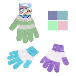 Мочалка-перчатка Мультидом Полосатик - фото 15568510