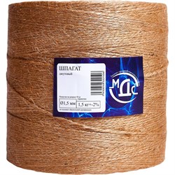 Крученый джутовый шпагат ТОРГОВО-ПРОИЗВОДСТВЕННАЯ КОМПАНИЯ МДС 7930050322506 - фото 15643088