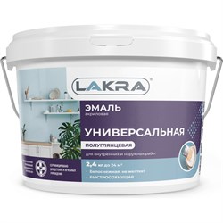 Универсальная акриловая эмаль Лакра 90003485856 - фото 15660584