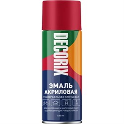 Универсальная аэрозольная акриловая эмаль Decorix 0101-04 DX - фото 15716294