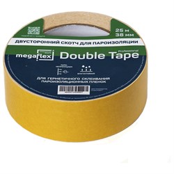 Двусторонняя клейкая лента для пароизоляции Megaflex double tape - фото 15747822