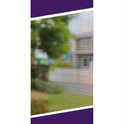 Сетка антимоскитная XGLASS (PP+PE) серая 1,6x30 м (48м2) - фото 15748858