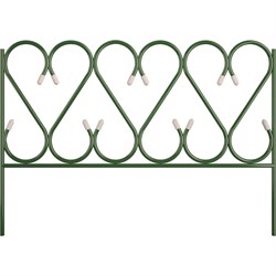 Металический забор декорированный Комплект-Агро Изящный ( Д- 3,5 м, В- 0,52 м ) (5 секций) - фото 15754600