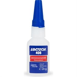Цианокрилатный клей для эластомеров и резины LOCTECH 406 - фото 15793286