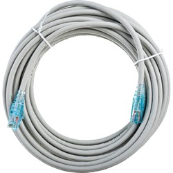 Патч-корд Hyperline PC-LPM-UTP-RJ45-RJ45-C6-10M-LSZH-GY - фото 15810018