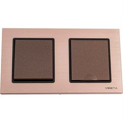 Одноклавишный выключатель + розетка Metronex Комплект-2 - фото 15860755