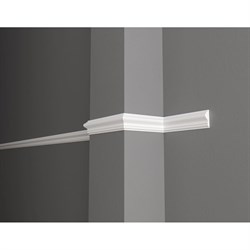 Ударопрочный влагостойкий стеновой молдинг под покраску Decor-Dizayn DD301 - фото 15870112