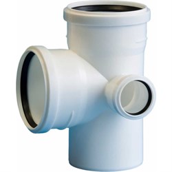 Двухплоскостная крестовина для бесшумной канализации ПОЛИТЭК 120001103 - фото 15893008